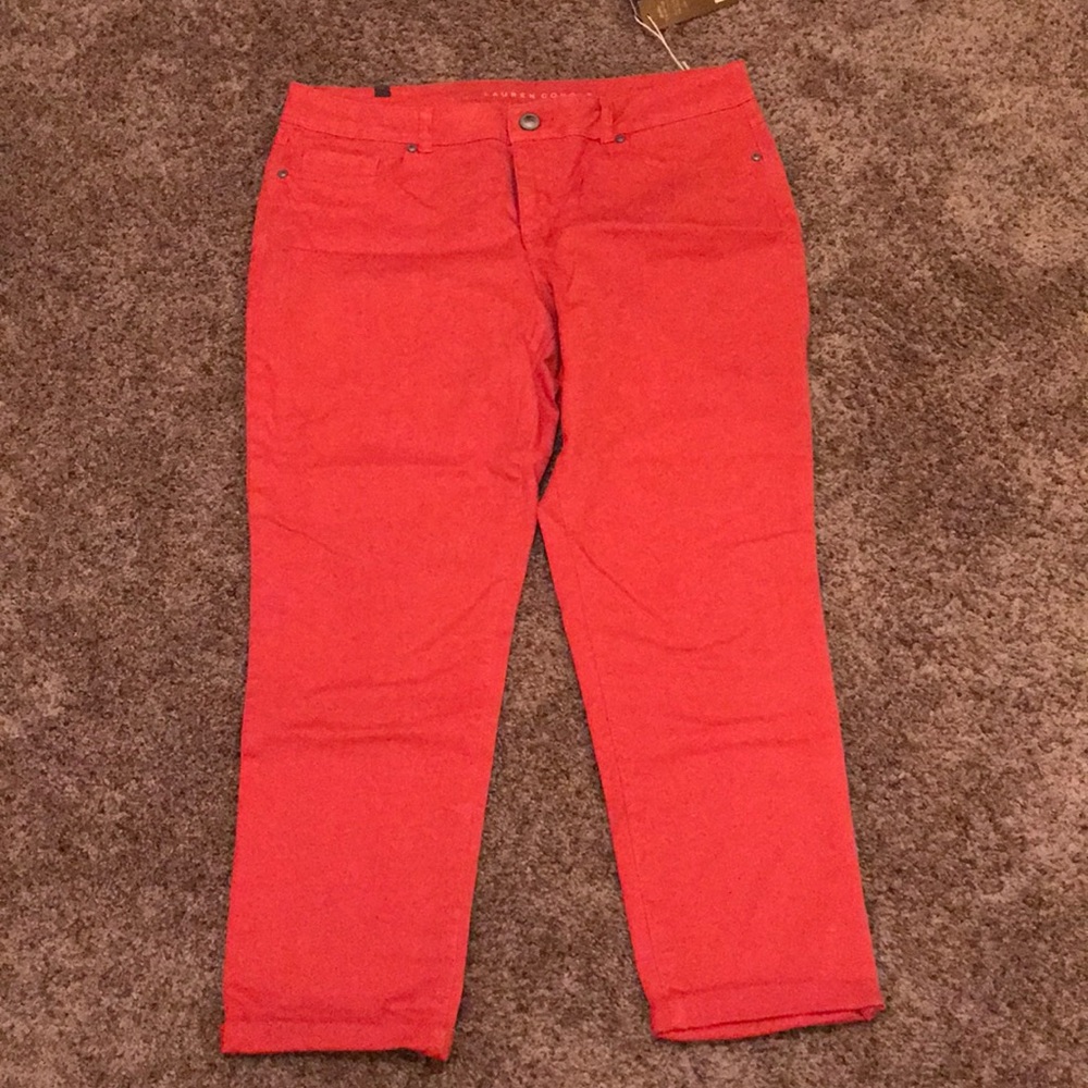 NWT Lauren Conrad roll cuff jean